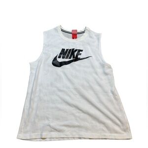 Nike White Mesh Tank‎ Top